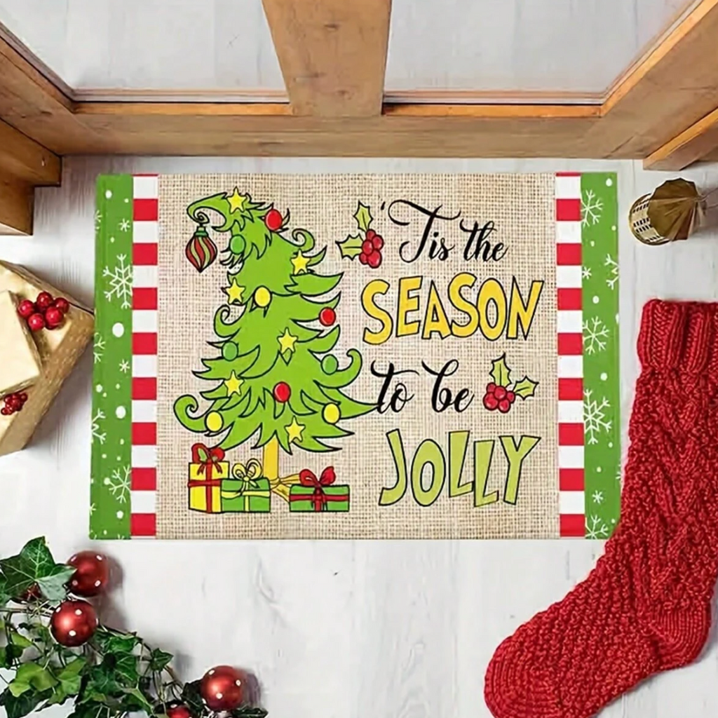 Christmas Mat - Tis The Season To Be Jolly