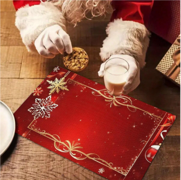 Christmas Placemat- Snowflake - 2 Pieces