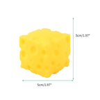 2Pcs Cheese Squishy Squeeze Toy, Soft Slow Rebound Novelty Sensory Toy