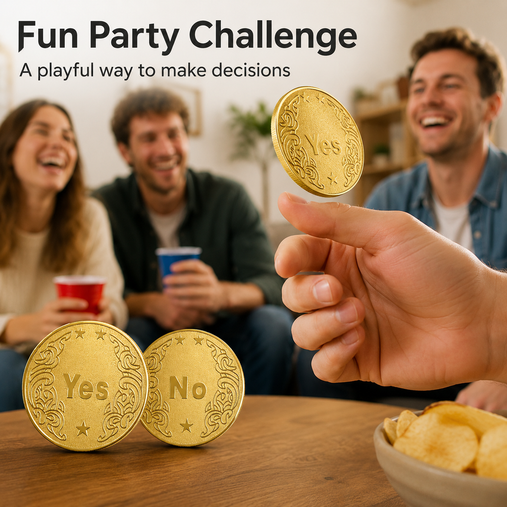Nexora Living - Yes No Gold Decision Coin