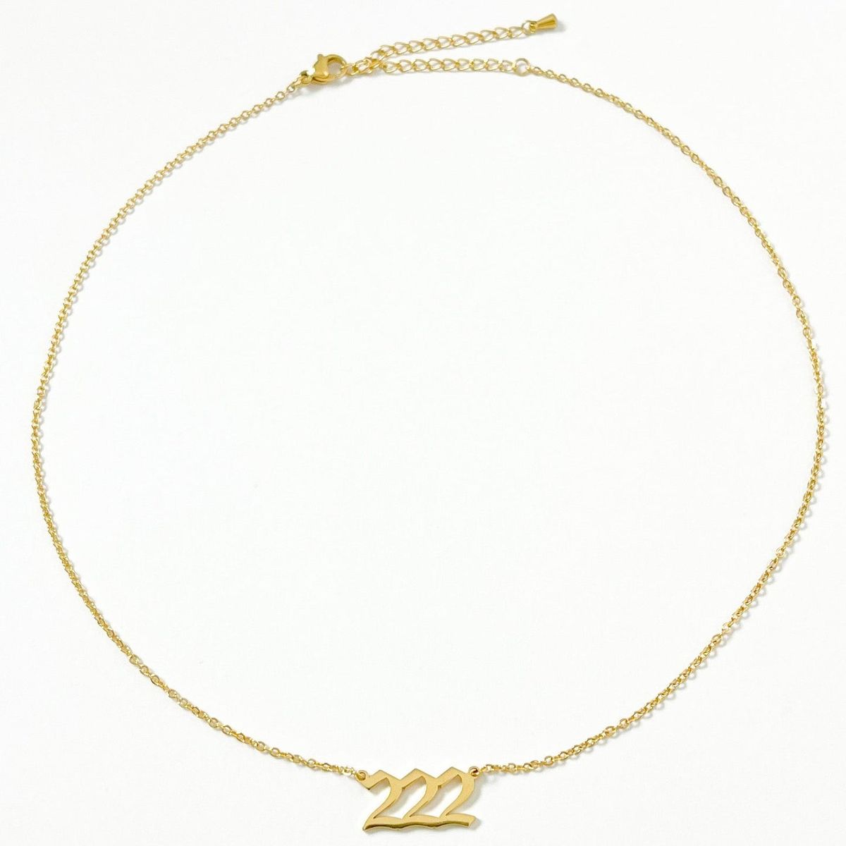 Cabs - Angel Numbers Pendant Chain