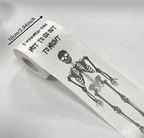 Happy Halloween White Skeleton Toilet Paper