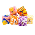 Bloom Box MarbleCheese 6PCS Sensory Art Swirl Cheese Squishy Collection