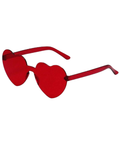 Rimless heart shaped glasses - 1 Pack