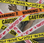 Halloween Warning Tape
