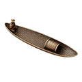 Metal Alloy Fisherman Incense Holder - Brown