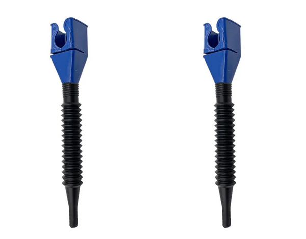 Engine Oil Funnel - Flexible and attaches to nozzle x 2