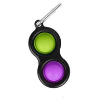 Fidget Sensory Toys Fidget Simple Dimple Black - Purple