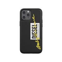 Diesel Apple iPhone 12 Pro Max Embroid Signature Case - Black/Yellow