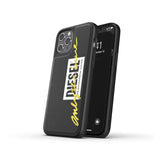 Diesel Apple iPhone 12 Pro Max Embroid Signature Case - Black/Yellow