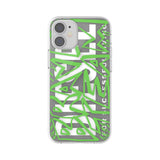 Diesel Apple iPhone 12 Mini Graphic Case Clear-Black/Green