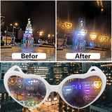 Heart Effect Diffraction Party Glasses