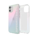 Superdry Apple iPhone 12 Mini Snap Case Clear-Holographic