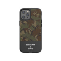 SuperDry Apple iPhone 12 Pro Max Canvas Case - Camo Green