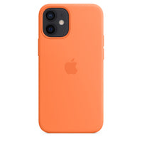 Silicone Case with MagSafe for Apple iPhone 12 mini - Kumquat