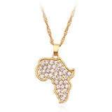 CABS - Map of Africa Pendant Chain