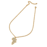 CABS - Map of Africa Pendant Chain