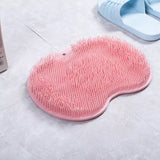 Shower Foot Scrubber & Massager Mat - Pink