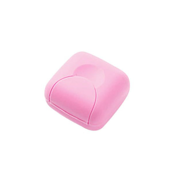 Outdoor Travel Portable Mini Soap Box - Pink