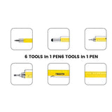 CABS - Multi-Tool Pen- 6 in 1
