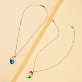 LGBTQ Yin Yang Necklace Set