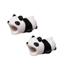 Phone Cable Protector- Identifier - Panda - 2 Pack