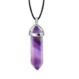 CABS -Stone Chakra Pendant Necklace - Mix colours