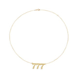 Cabs - Angel Numbers Pendant Chain - 777