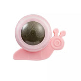 CABS Catnip Ball Toy - Snail - Pink
