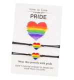 CABS - Pride Rainbow Heart Decor Bracelet