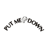 Cabs - Put Me Down Toilet Sticker Decal