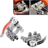 KR Auto Battery Terminal Quick Connectors & Terminals - Silver (Set)