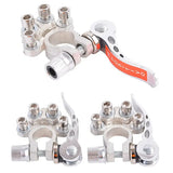 KR Auto Battery Terminal Quick Connectors & Terminals - Silver (Set)