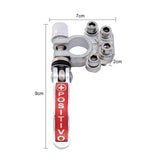 KR Auto Battery Terminal Quick Connectors & Terminals - Silver (Set)