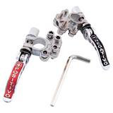 KR Auto Battery Terminal Quick Connectors & Terminals - Silver (Set)