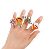 Halloween Ring Lights Random x 5