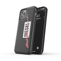 Diesel Inlay Signature Case For iPhone 12 & iPhone 12 PRO - Black
