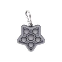 Fidget , Mini Portable Pop It Fidget Bubble Popping Sensory Fidget Star - Green