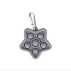 Fidget , Mini Portable Pop It Fidget Bubble Popping Sensory Fidget Star - Green