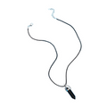 Minimalist Pendant Necklace - Black Black