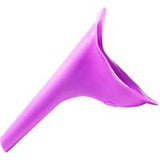 Female Portable Outdoor Travel Silicone Urination Funnel - Pink