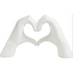 Hands Of Love - Ornament - White White