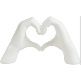 Hands Of Love - Ornament - White White