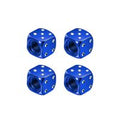 Dice Valve Caps - Blue Blue