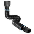 Gutter Downspout Extension - Black Black