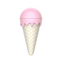 Plastic Catnip Ball Toy for Cats - Ice Cream - Pink Pink