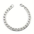 CABS - Unisex Minimalist Bracelet - Silver Silver