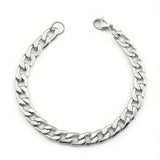 CABS - Unisex Minimalist Bracelet - Silver Silver