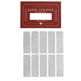 Valentines - Date Night - Love Coupon - Scratch and Win - Red Red