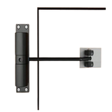 Stainless Steel Automatic Door Closer / Hinge - Black Black